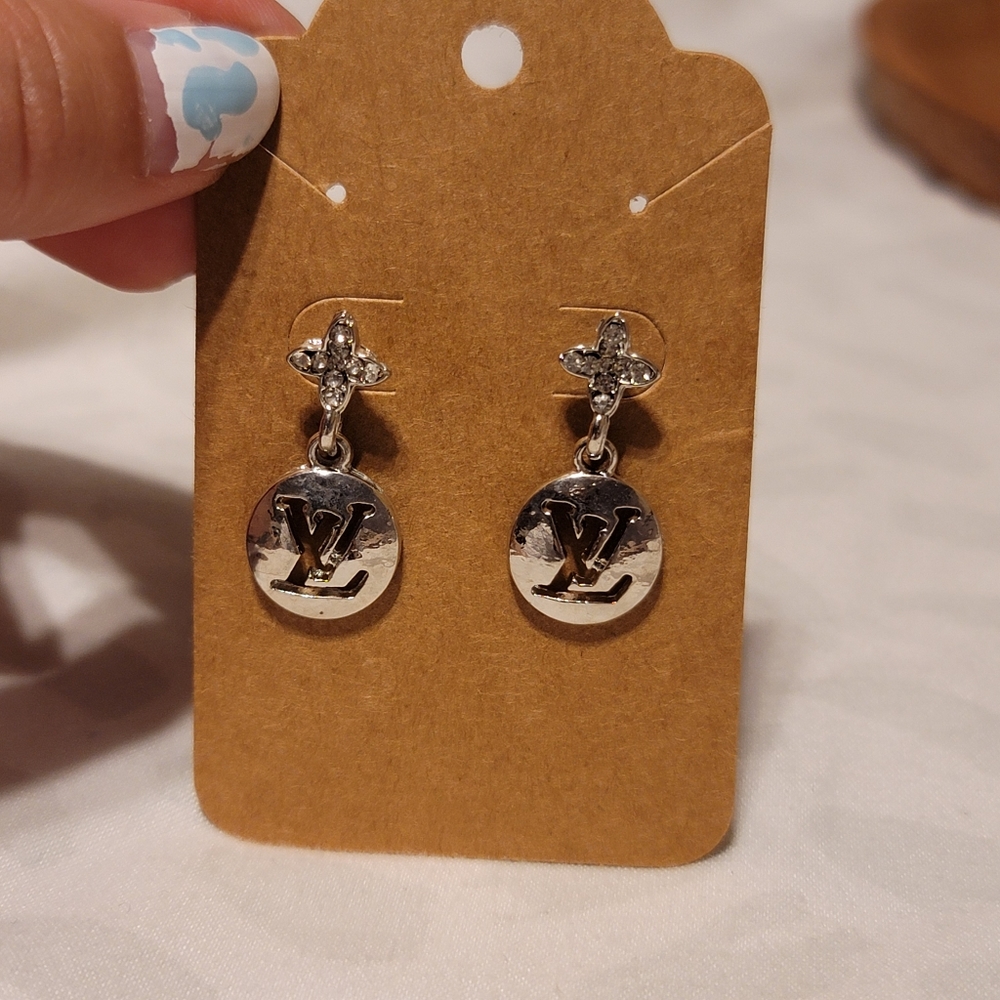 Silver earrings